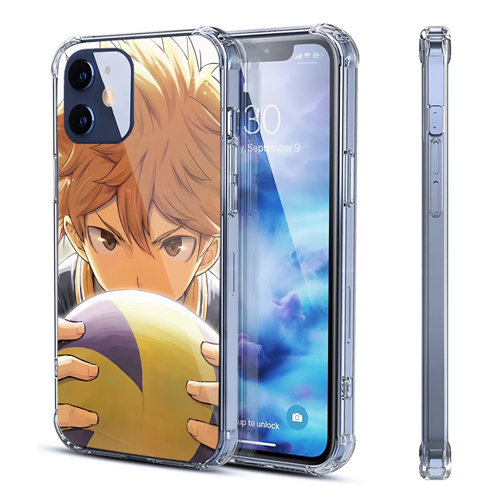 （画像用） ハイキュー!! Haikyu!! 【iPhone 12シリーズ対応】透明スマホケース（クリアソフトケース）